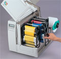 Color Barcode Printers - CB-416-T3 Thermal Printer Lid up