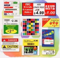 Color Barcode Printers - CB-416 Labels